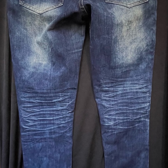 Blues Society Skinny 11/12 Distressed Low Rise 31 Inseam 34 Waist - Picture 10 of 11
